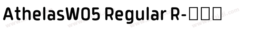 AthelasW05 Regular R字体转换